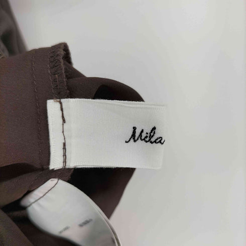 ミラオーウェン Mila Owen 切り替えラウンドデザインティアードスカート レディース JPN:0