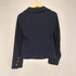 ミッシェルクラン MICHEL KLEIN ベロアパイピング 金ボタン3Bテーラードジャケット レディース 40
