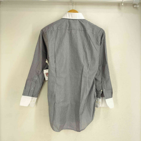 ダーバン DURBAN カラー切替 L/S ストライプシャツ メンズ 38-78