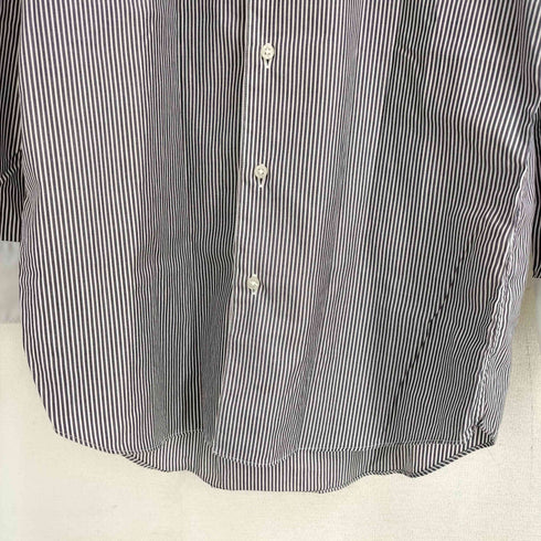ダーバン DURBAN カラー切替 L/S ストライプシャツ メンズ 38-78