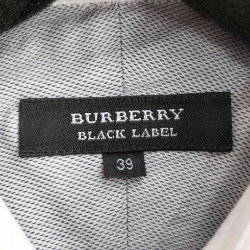 バーバリーブラックレーベル BURBERRY BLACK LABEL 襟切替デザイン L/S シャツ メンズ 39