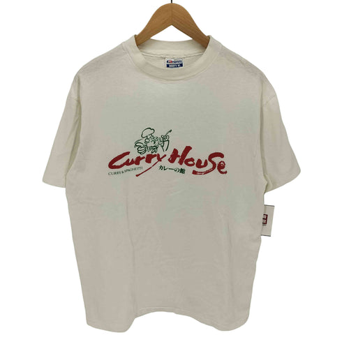 90S USA製 HANESボディ フロントロゴ S/S Tシャツ メンズ import:L