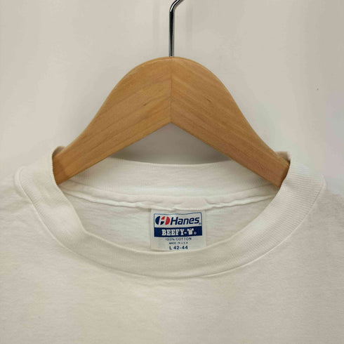 90S USA製 HANESボディ フロントロゴ S/S Tシャツ メンズ import:L