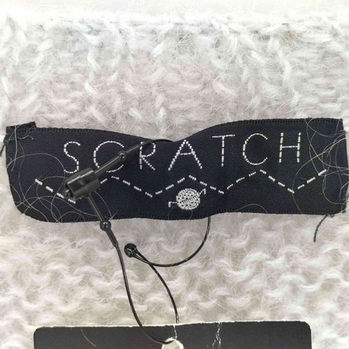 SCRATCH モヘアアクリル ニット カーディガン レディース