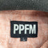 ピーピーエフエム PPFM 00S リネン混 フリンジ フルジップパーカー メンズ import:L