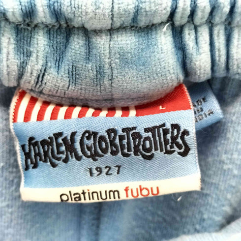 プラティナムフブ platinum fubu バスケットボールチームベロアトラックパンツ メンズ