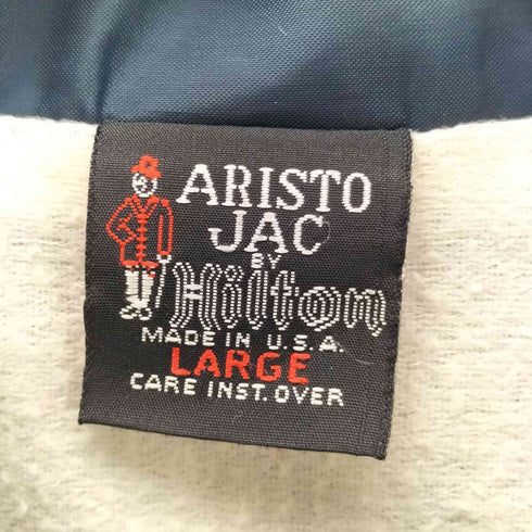 アリストジャック ARISTO JAC ILLINI バックプリントナイロンコーチジャケット メンズ JPN:L