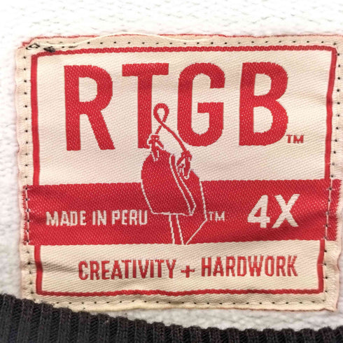 RTGB ボーダーカラースウェット メンズ 4XL