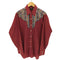 シアーズ Sears 70S WESTERN WEAR チェック 切り替え パールボタン L/S ウエスタン シャツ メンズ import:M