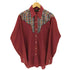 シアーズ Sears 70S WESTERN WEAR チェック 切り替え パールボタン L/S ウエスタン シャツ メンズ import:M