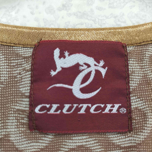CLUTCH 総柄ミニTシャツ Y2K レディース