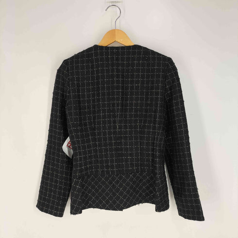 ニナリッチ NINA RICCI BOUTIQUE ラメ ウィンドウペン パワーショルダー ジャケット レディース 11