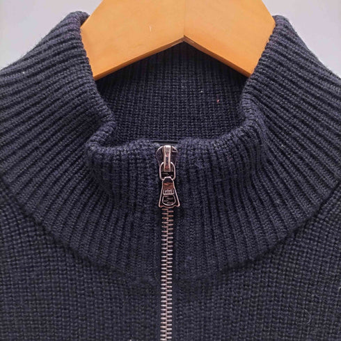 ピーエスポールスミス PS Paul Smith RIRIジップ ウール100% ダブルジップ ドライバーズニット メンズ import:M