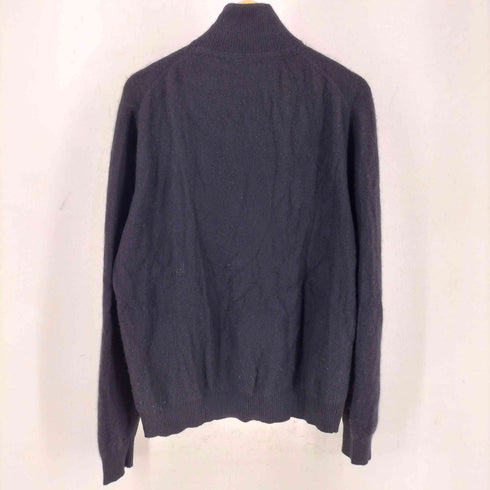 アランフラッサー alan flusser PURE CASHMERE カシミヤ100 ハーフジップニット メンズ JPN:L