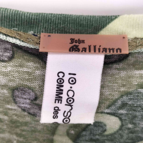 コムデギャルソン COMME des GARCONS 10 corso como カモ 総柄シアーリネンTシャツ メンズ S