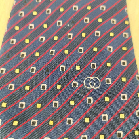 グッチ GUCCI 総柄シルクネクタイ メンズ