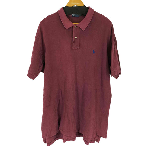 ポロバイラルフローレン Polo by RALPH LAUREN スモールポニー刺繍 S/S ポロシャツ メンズ import:XL