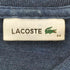 ラコステ LACOSTE インディゴ 鹿の子ポロドレス フレア マキシ丈ワンピース レディース DE:34