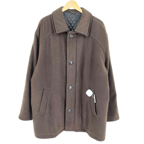 ジェイフェラー J.FERRAR ウール混 裏地キルティングハーフコート メンズ import:L