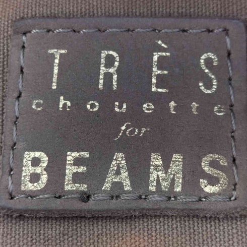 ビームス BEAMS TRES CHOUETTE レザー スタッズ リボン ショルダーバック レディース