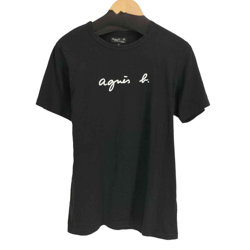 アニエスベーオム Agnes b.homme フロント ロゴプリント S/S Tシャツ メンズ JPN:1