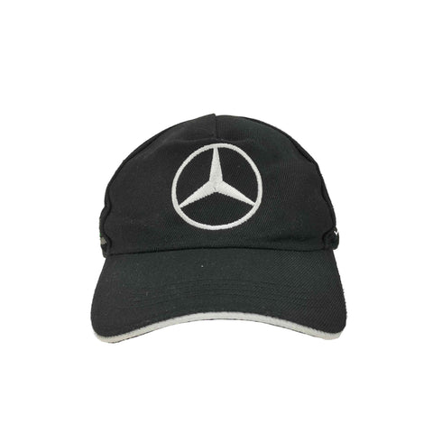 メルセデスベンツ MERCEDESBENZ ロゴ刺繍 メタルバック 6パネル キャップ メンズ