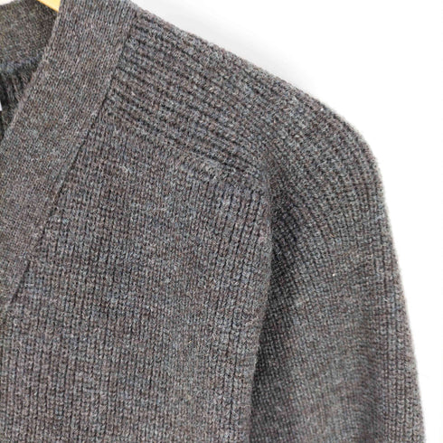 コムデギャルソンオム COMME des GARCONS HOMME 80S 88AW 川久保オム シェルボタン メランジ ウール カーディガン メンズ