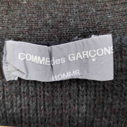 コムデギャルソンオム COMME des GARCONS HOMME 80S 88AW 川久保オム シェルボタン メランジ ウール カーディガン メンズ