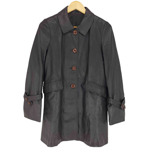 bel gusto lamb leather ラムレザーハーフコート レディース 11