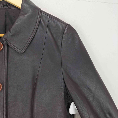 bel gusto lamb leather ラムレザーハーフコート レディース 11