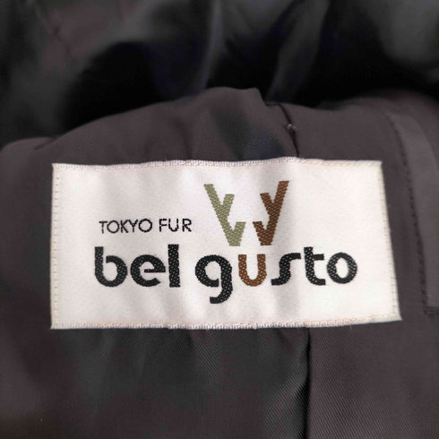bel gusto lamb leather ラムレザーハーフコート レディース 11