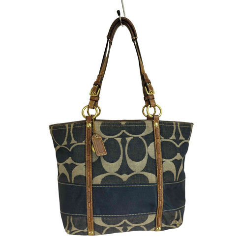 コーチ COACH デニムシグネチャー キャンバストートバック レディース