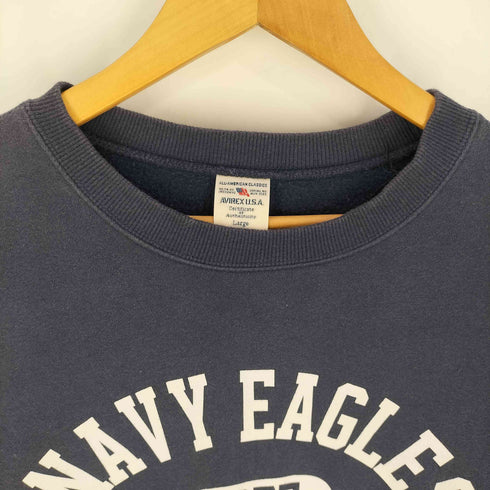 アヴィレックス AVIREX Navy Eagles 1975 Florida トレーナー メンズ JPN:L