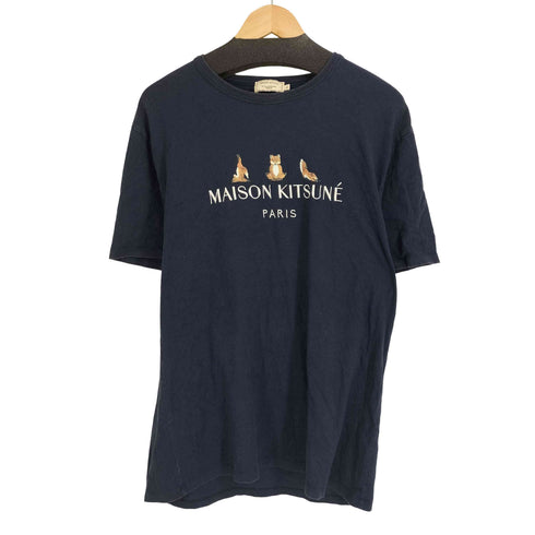メゾンキツネ MAISON KITSUNE ヨガフォックス S/S Tシャツ メンズ JPN:XL
