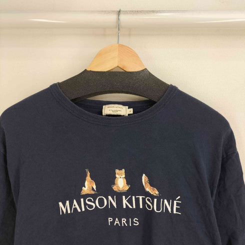 メゾンキツネ MAISON KITSUNE ヨガフォックス S/S Tシャツ メンズ JPN:XL