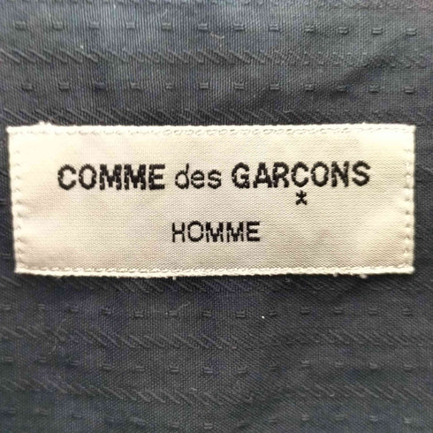 コムデギャルソンオム COMME des GARCONS HOMME 90s 田中オム 染色加工 ホワイトステッチシャツ メンズ