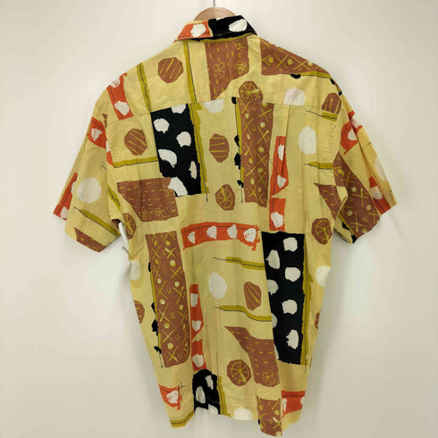 DANIEL HECHTER 総柄 S/S シャツ ボックスシルエット メンズ import:M