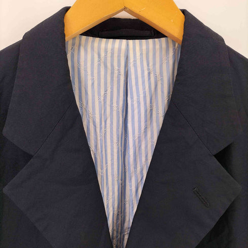 コムデギャルソンオム COMME des GARCONS HOMME 02SS 裏地返し ストライプテーラードジャケット メンズ JPN:L