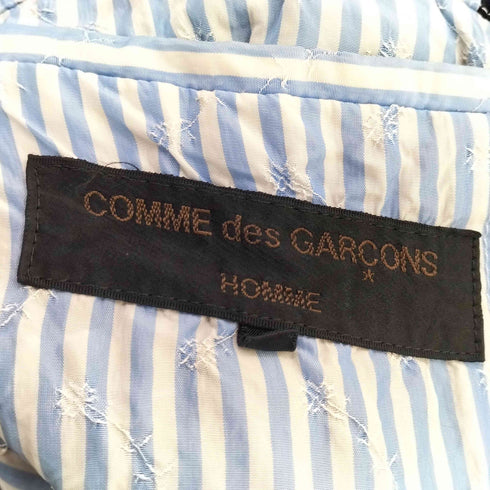 コムデギャルソンオム COMME des GARCONS HOMME 02SS 裏地返し ストライプテーラードジャケット メンズ JPN:L