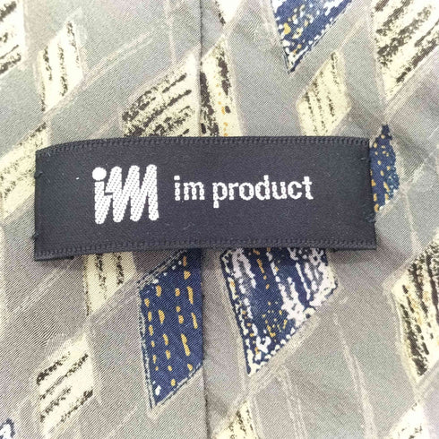 アイムプロダクトイッセイミヤケ im product ISSEY MIYAKE 絹 シルク 100% ダイヤ 総柄 ネクタイ メンズ