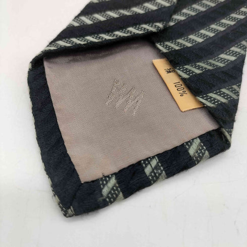 アイムイッセイミヤケ im ISSEY MIYAKE 絹 シルク 100% レジメンタル ストライプ ネクタイ メンズ