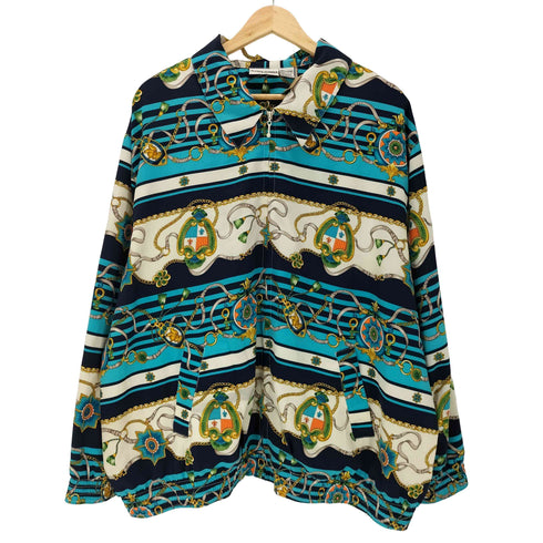 アルフレッドダナー ALFRED DUNNER 総柄ジップアップジャケット メンズ 24W