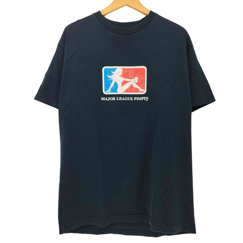 アルスタイルアパレルアクティブウェアー ALSTYLE APPAREL & ACTIVEWEAR 00s プロ野球リーグ ロゴ サンプリング S/S Tシャツ メンズ import:L