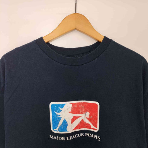 アルスタイルアパレルアクティブウェアー ALSTYLE APPAREL & ACTIVEWEAR 00s プロ野球リーグ ロゴ サンプリング S/S Tシャツ メンズ import:L