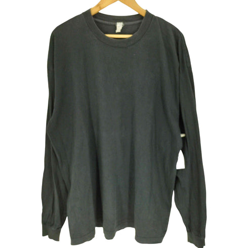 ロサンゼルスアパレル Los Angeles Apparel USA製 6.5OUNCE ヘビーウェイト L/S クルーネック Tシャツ メンズ import:XL