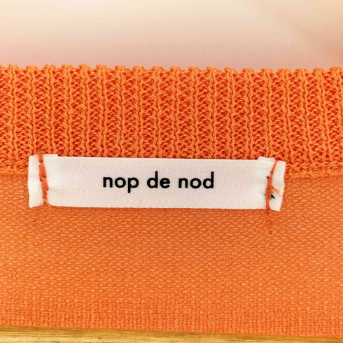 ノップデノッド nop de nod ボタンレス シアーカーディガン レディース JPN:M