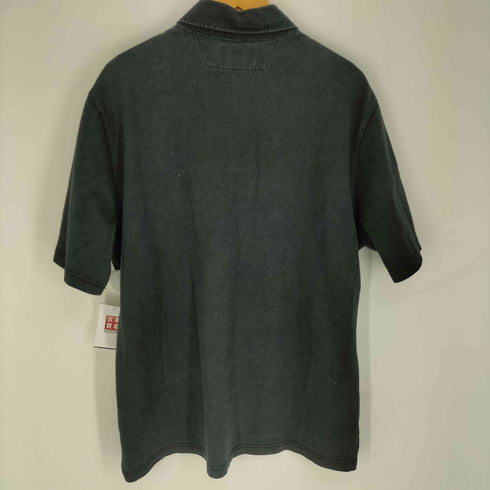 ポロバイラルフローレン Polo by RALPH LAUREN 90S ナンバリング ワッペン 同色 ステンシル プリント S/S ポロシャツ Y2K メンズ import:L