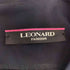 レオナール LEONARD フラワープリント 切り替え サイトギャザー ノースリーブワンピース レディース FR:40