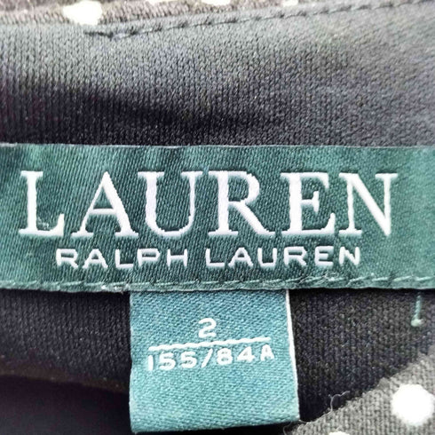 ローレンラルフローレン LAUREN RALPH LAUREN ドット 半袖 ワンピース レディース JPN:2