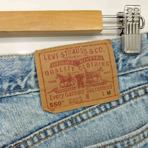 リーバイス Levis 00s USA製 560 LOOSE FIT STRAIGHT LEG デニム パンツ ショーツ メンズ JPN:M